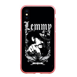 Чехол iPhone XS Max матовый RIP Lemmy, цвет: 3D-баблгам