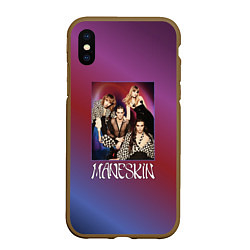 Чехол iPhone XS Max матовый Maneskin forever