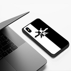 Чехол iPhone XS Max матовый Сыны Злобы, цвет: 3D-черный — фото 2