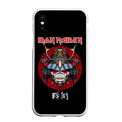 Чехол iPhone XS Max матовый Iron Maiden, Senjutsu, цвет: 3D-белый