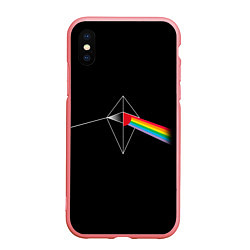 Чехол iPhone XS Max матовый No mens sky x Pink Floyd, цвет: 3D-баблгам