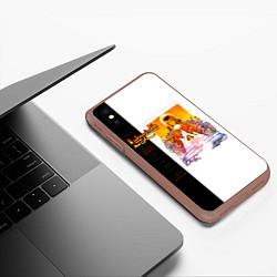 Чехол iPhone XS Max матовый Labyrinth - David Bowie, цвет: 3D-коричневый — фото 2