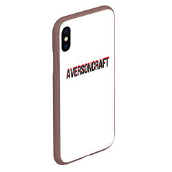 Чехол iPhone XS Max матовый Aversonosnova, цвет: 3D-коричневый — фото 2