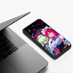 Чехол iPhone XS Max матовый Розария и Сахароза, Genshin Impact, цвет: 3D-черный — фото 2