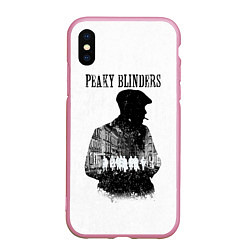 Чехол iPhone XS Max матовый Thomas Shelby Peaky Blinders, цвет: 3D-розовый