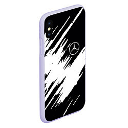 Чехол iPhone XS Max матовый Новый мерин, цвет: 3D-светло-сиреневый — фото 2