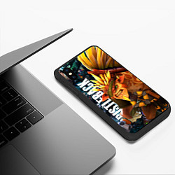 Чехол iPhone XS Max матовый Бристелбек, цвет: 3D-черный — фото 2