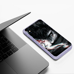 Чехол iPhone XS Max матовый BERSERK БЕРСЕРК ГАТС, цвет: 3D-светло-сиреневый — фото 2