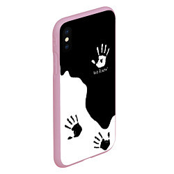 Чехол iPhone XS Max матовый TES WE KNOW МЫ ЗНАЕМ, цвет: 3D-розовый — фото 2
