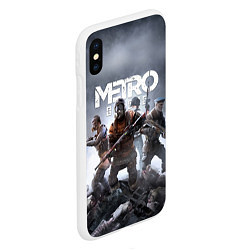 Чехол iPhone XS Max матовый МЕТРО ИСХОД АРТЁМ ,ЯДЕРНАЯ ЗИМА METRO EXODUS, цвет: 3D-белый — фото 2