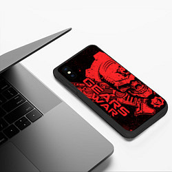 Чехол iPhone XS Max матовый Gears 5 - Gears of War, цвет: 3D-черный — фото 2