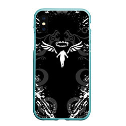 Чехол iPhone XS Max матовый WALHALLA TEAM TOKYO REVENGERS DRAGON TATTOO, цвет: 3D-мятный