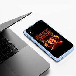 Чехол iPhone XS Max матовый BMTH BRING ME THE HORIZON, цвет: 3D-голубой — фото 2