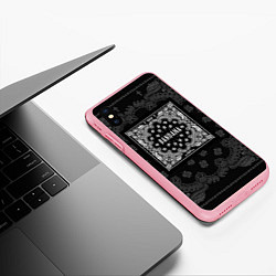 Чехол iPhone XS Max матовый Big Baby Tape x Kizaru: BANDANA, цвет: 3D-баблгам — фото 2