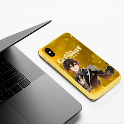 Чехол iPhone XS Max матовый ДЖУН ЛИ ГЕО АРХОНТ, цвет: 3D-желтый — фото 2