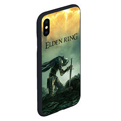 Чехол iPhone XS Max матовый Elden Ring - Потускневший, цвет: 3D-черный — фото 2