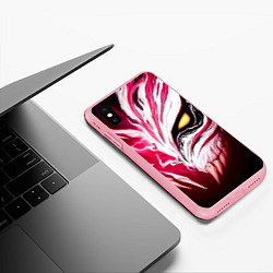 Чехол iPhone XS Max матовый Маска пустого Блич, цвет: 3D-баблгам — фото 2