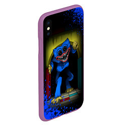 Чехол iPhone XS Max матовый POPPY PLAYTIME: GO TO PLAY, цвет: 3D-фиолетовый — фото 2