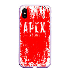 Чехол iPhone XS Max матовый Apex legends королевская битва