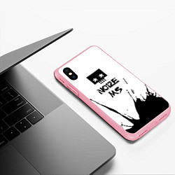 Чехол iPhone XS Max матовый Noize MC Нойз МС 1, цвет: 3D-баблгам — фото 2
