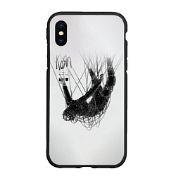 Чехол iPhone XS Max матовый The Nothing - Korn, цвет: 3D-черный