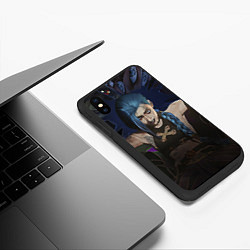 Чехол iPhone XS Max матовый League of legends Arcane, цвет: 3D-черный — фото 2