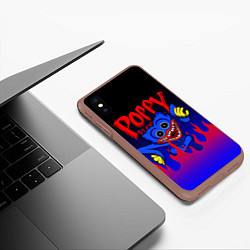 Чехол iPhone XS Max матовый POPPY PLAYTIME ПОППИ ПЛЕЙТАЙМ ХАГГИ ВАГГИ FIRE, цвет: 3D-коричневый — фото 2