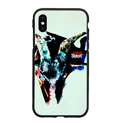 Чехол iPhone XS Max матовый Iowa - Slipknot, цвет: 3D-черный