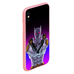 Чехол iPhone XS Max матовый JOJO KILLER QUEEN КОРОЛЕВА УБИЙЦА FIRE STYLE, цвет: 3D-баблгам — фото 2