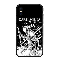 Чехол iPhone XS Max матовый Dark Souls, The Ashen One, цвет: 3D-черный