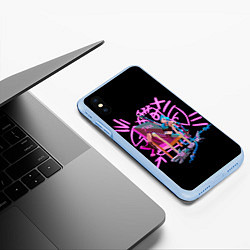 Чехол iPhone XS Max матовый Джинкс на своём месте, цвет: 3D-голубой — фото 2