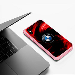 Чехол iPhone XS Max матовый BMW RED BEAST, цвет: 3D-баблгам — фото 2