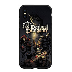 Чехол iPhone XS Max матовый Darkest Dungeon Темнейшее подземелье, цвет: 3D-черный