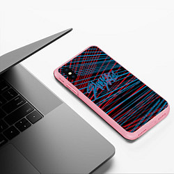 Чехол iPhone XS Max матовый Stray kids, K-pop, полоски, цвет: 3D-баблгам — фото 2