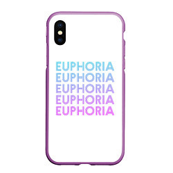 Чехол iPhone XS Max матовый Эйфория Euphoria