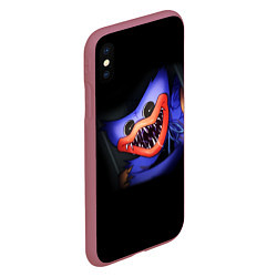 Чехол iPhone XS Max матовый POPPY PLAYTIME ХАГГИ ВАГГИ ЗЛОЙ, цвет: 3D-малиновый — фото 2