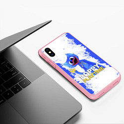 Чехол iPhone XS Max матовый POPPY PLAYTIME - ХАГГИ ВАГГИ ПРИВЕТ, цвет: 3D-баблгам — фото 2