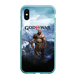 Чехол iPhone XS Max матовый Великий God of War Z, цвет: 3D-мятный