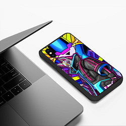 Чехол iPhone XS Max матовый Страж Кицуне, цвет: 3D-черный — фото 2