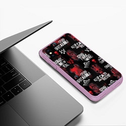 Чехол iPhone XS Max матовый WATCH DOGS LEGION REVOLUTION PATTERN, цвет: 3D-сиреневый — фото 2