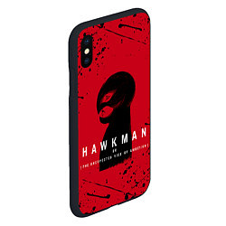 Чехол iPhone XS Max матовый HAWKMAN BERSERK, цвет: 3D-черный — фото 2