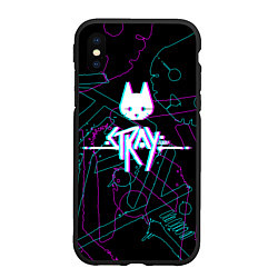 Чехол iPhone XS Max матовый Stray: Tramp, цвет: 3D-черный