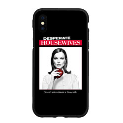 Чехол iPhone XS Max матовый Desperate Housewives Marcia Cross, цвет: 3D-черный