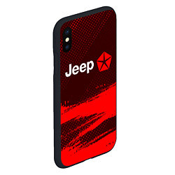 Чехол iPhone XS Max матовый JEEP Яркий, цвет: 3D-черный — фото 2