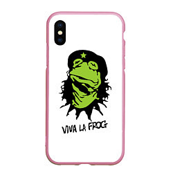 Чехол iPhone XS Max матовый Viva la революция