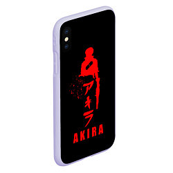 Чехол iPhone XS Max матовый Shoutarou Kaneda - Akira, цвет: 3D-светло-сиреневый — фото 2