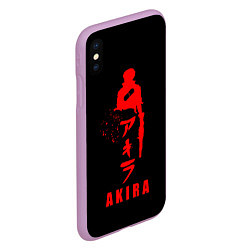 Чехол iPhone XS Max матовый Shoutarou Kaneda - Akira, цвет: 3D-сиреневый — фото 2