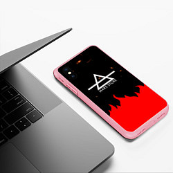 Чехол iPhone XS Max матовый 30 Seconds to Mars - Fire, цвет: 3D-баблгам — фото 2