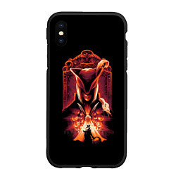 Чехол iPhone XS Max матовый Лицом к лицу Бладборн, цвет: 3D-черный