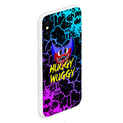 Чехол iPhone XS Max матовый HUGGY WUGGY ТРЕЩИНЫ, цвет: 3D-белый — фото 2